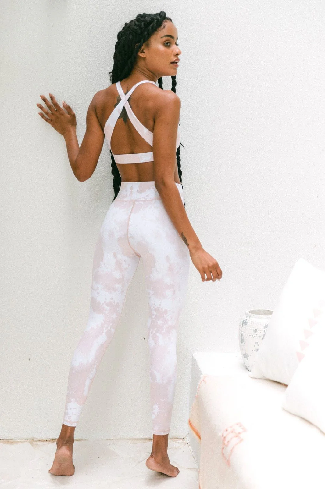 Blush Tie Dye Kavala Legging - Image 5