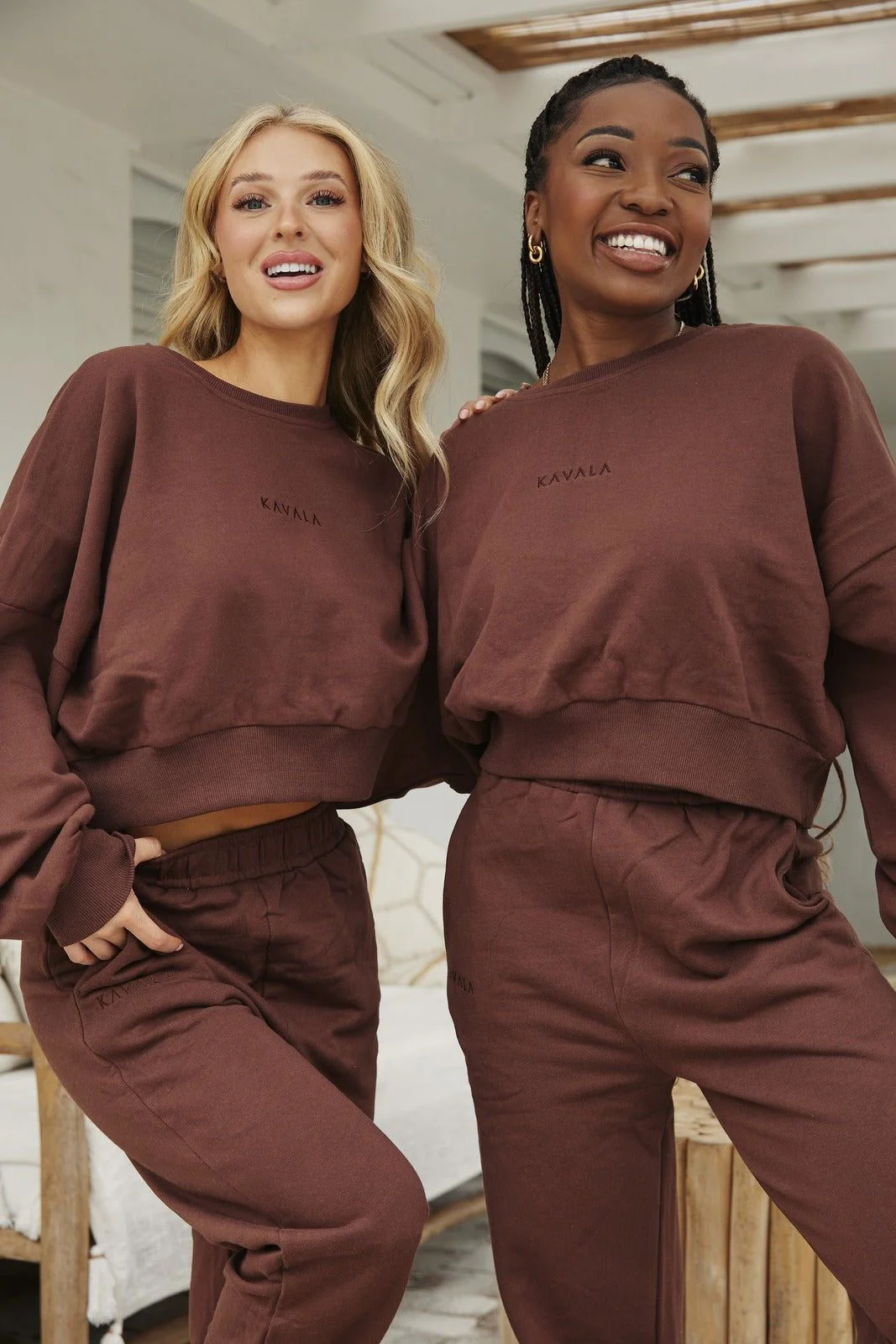 Espresso Clovelly Cropped Crewneck - Image 3